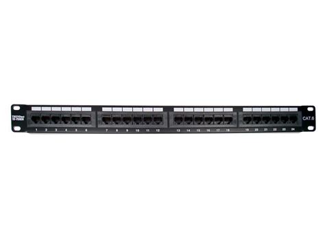 TRENDnet TC P24C6 24 Port Cat6 Unshielded Rackmount Patch Panel NEW