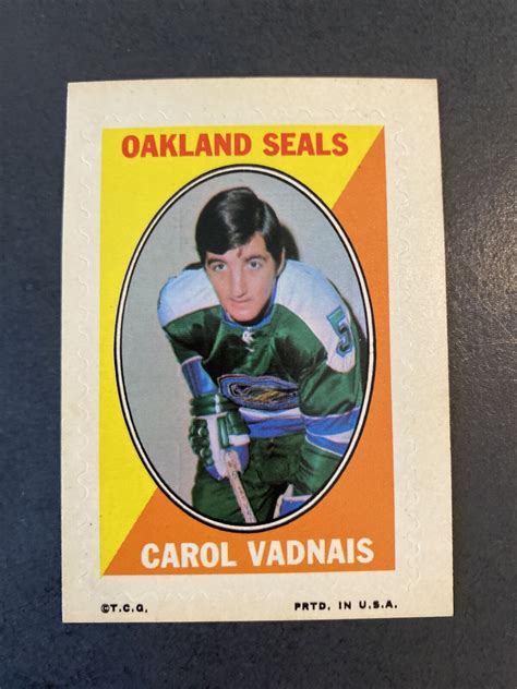 Topps Sticker Stamp Carol Vadnais Dd Ebay