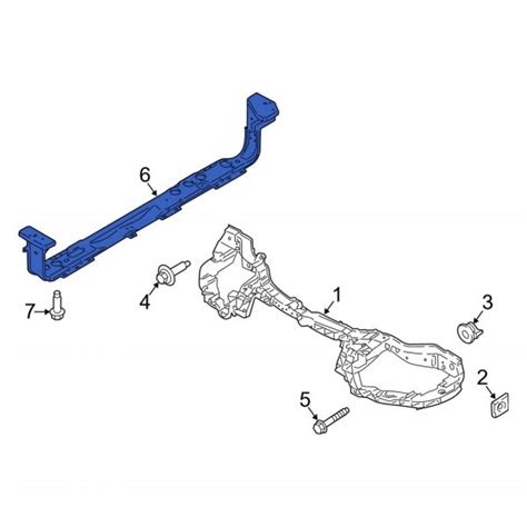 Ford OE G1FZ16138A Front Radiator Support Tie Bar