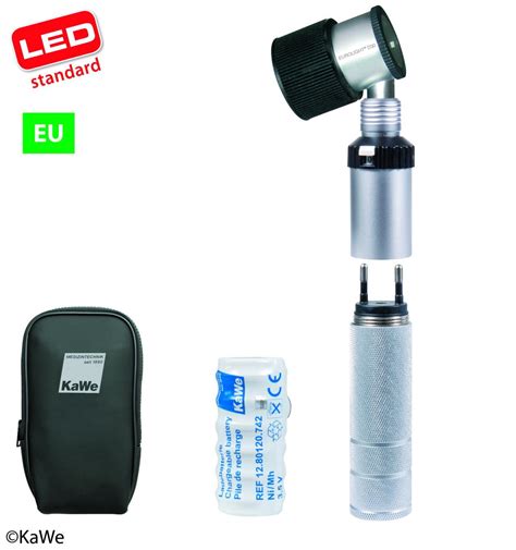 KAWE Dermatoskop Eurolight D30 LED 3 5V Komplett Set Meddax24 De