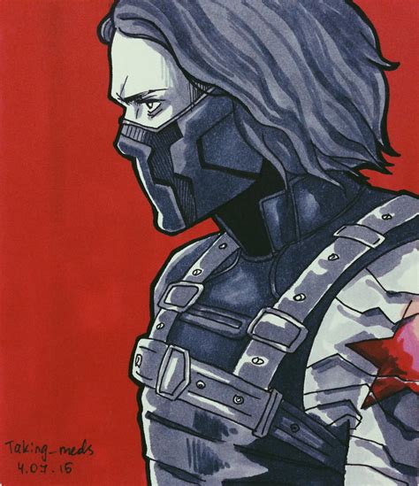 The Winter Soldier Bucky Barnes By Taking Meds On Deviantart