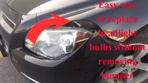 Change Headlight Bulb On Pontiac G