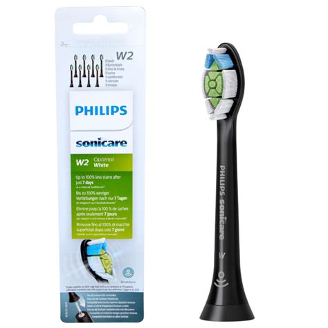 Końcówki Philips Sonicare HX6068 13 Optimal White black 8 sztuk