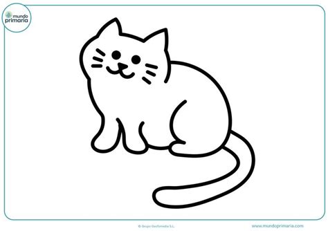 Dibujos de gatos para imprimir y colorear - Mundo Primaria | Gatito ...