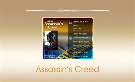 Assassin S Creed Movie Review The Scribbling Geek