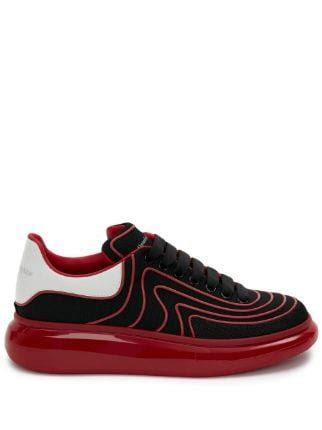 Alexander Mcqueen Oversized Panelled Low Top Sneakers Farfetch