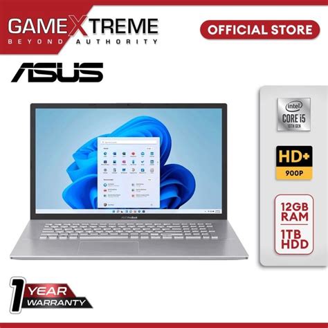 PX ykzb65 Asus Vivobook 17” Laptop - Intel Core 10th Gen i5 4-Core 12GB ...