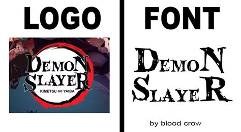 Demon Slayer Font Free Fonts Vault