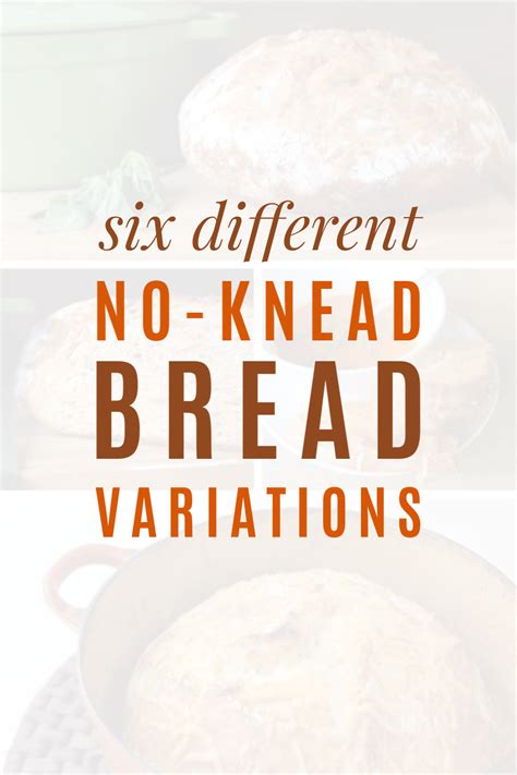 No Knead Bread Variations Recipe