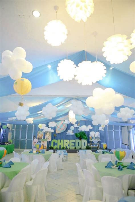 Kara S Party Ideas Mickey Mouse Hot Air Balloon Birthday Party Kara S