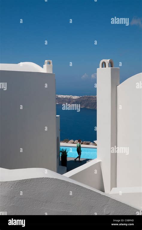 imerovigli, santorini, greece Stock Photo - Alamy