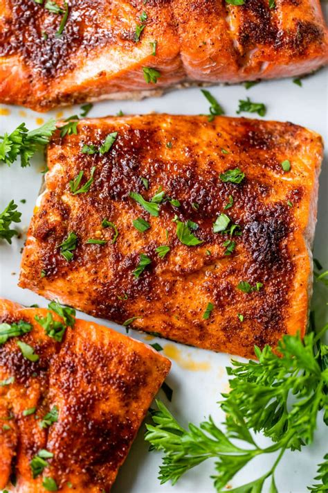 Broiled Salmon