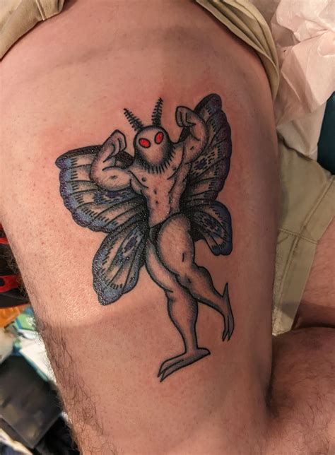 Buff Mothman By Erin At Crossed Keys In Ft Lauderdale Fl R Tattoos