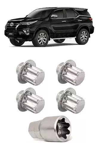 Kit Jogo Porca Antifurto Trava De Roda Hilux Sw4 2005 A 2024