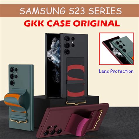 Jual Samsung S23 Ultra Plus GKK Case Wrist Strap Handband Kesing Cover