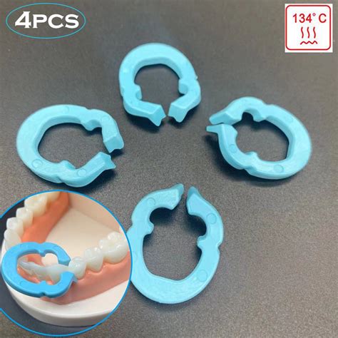 Pcs Dental Resin Clamping And Separating Ring Rubber Dam Dental Lab