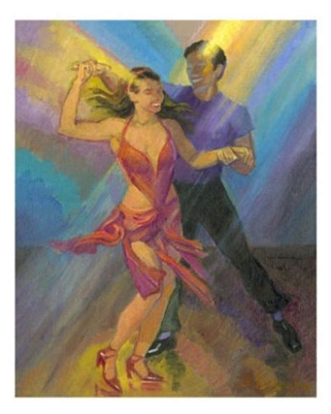 Colors Of Light Print Or Canvas Salsa Art Salsa Dancers Salsa Dancing