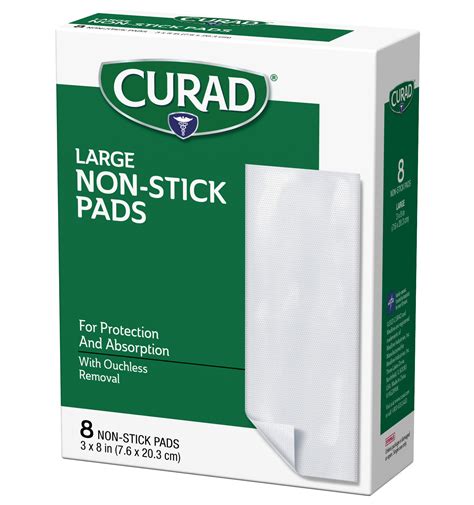 Large Non Stick Pads X Count Curad Bandages Official Site