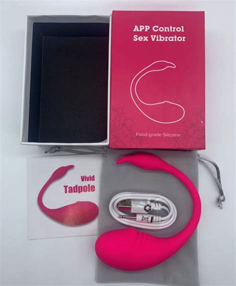 Ddwd Tadpole Mobile Phone App Jumping Egg Bluetooth Vibrator Wireless