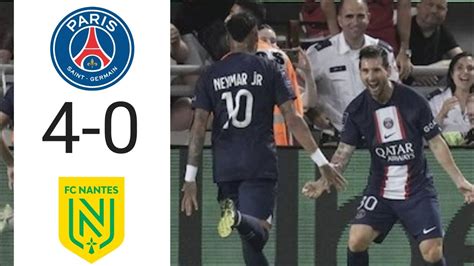 Psg Vs Nantes Extended Highlight Youtube