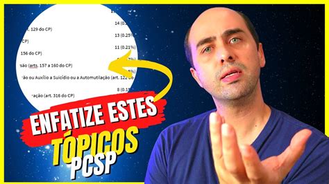 PCSP O que enfatizar na reta final investigador e escrivão YouTube