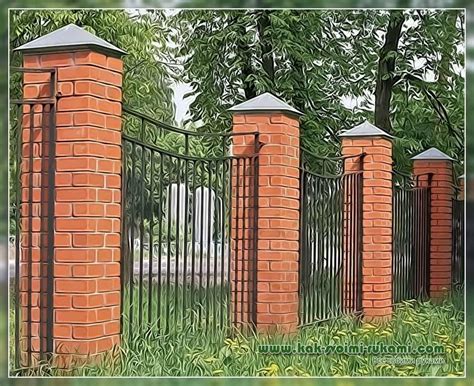 Brick Fence Gate