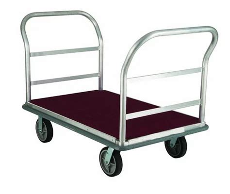 800 Mild Steel Platform Trolley Foldable Cart Luggage Trolley For