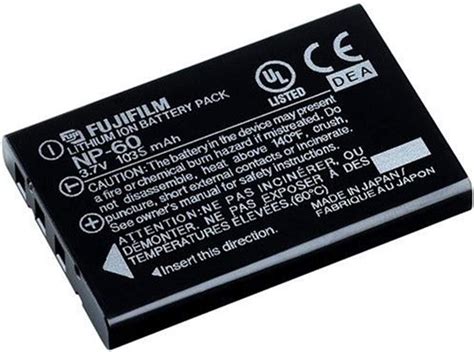 Fujifilm Np Bater A Pila Recargable I N De Litio Negro For