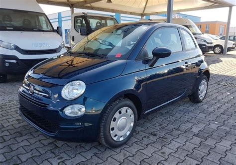 Fiat 500 1 2 Pop Blu Dipinto Di Blu Km0 A Soli 10150 Su MiaCar 0V8NI