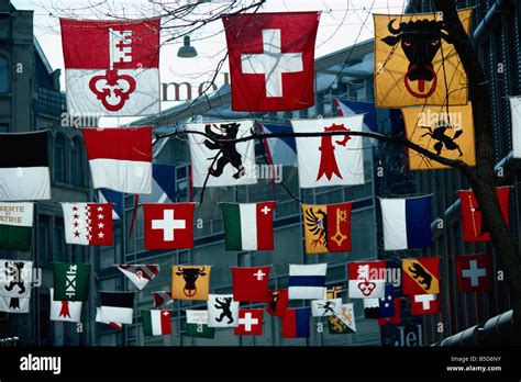 Switzerland Flags Hi Res Stock Photography And Images Alamy