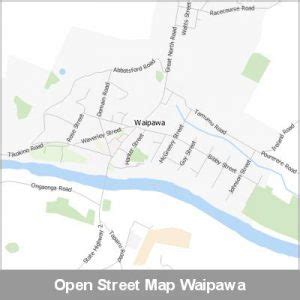 2020 Street Map Waipawa - Digital Maps