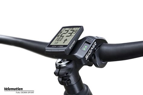 Écran de vélo électrique sans fil Sigma EOX View 1300 avec batterie