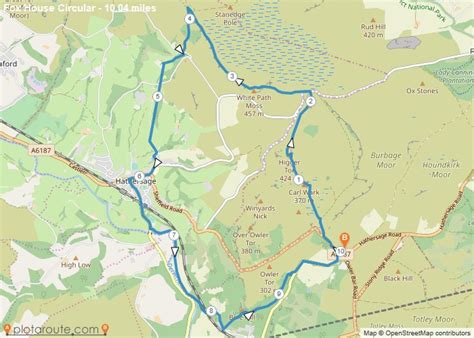 Hathersage Via Higger Tor And Granby Wood