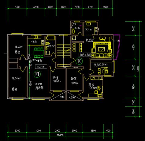 7套一梯两户住宅户型平面图免费下载 建筑户型平面图 土木工程网