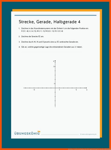 Lagebeziehung Von Geraden Arbeitsblatt Mathe Arbeitsblätter