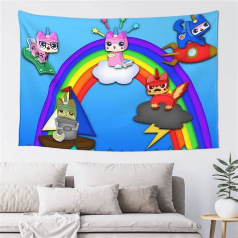 Unikitty! Tapestry Wall Hanging Home Decoration Wall Blanket Dormitory