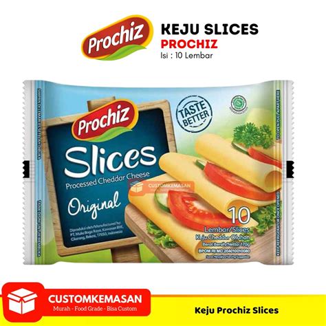 Jual Keju PROCHIZ Cheddar Slice Isi 10 Keju Lembaran Keju Serbaguna