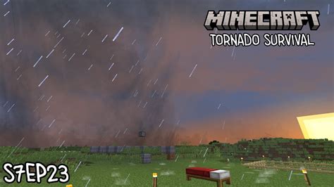 Minecraft Tornado Survival Localized Weather Mod S7Ep23 Woodland