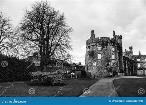 Kilkenny Castle and Gardens in Autumn in Ireland Stock Photo - Image of ...