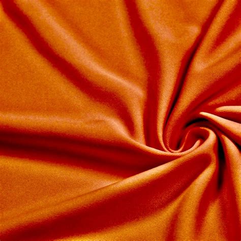 Evie ORANGE Polyester Scuba Double Knit Fabric By The Yard Etsy