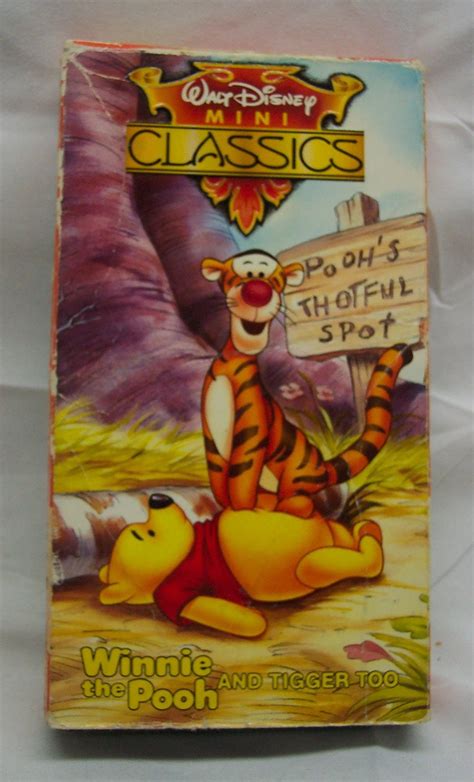 Vintage Walt Disney Mini Classics Winnie The Pooh And Tigger Too Vhs