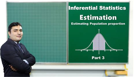 Inferential Statistics Estimation Part 3 4 Estimating Population Proportion Youtube