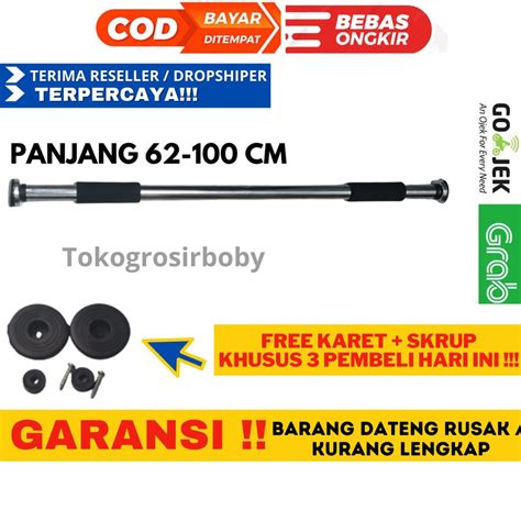 Jual Pull Up Bar Dinding Pintu 60 130 Cm Pul Up Bar Speeds Tembok Alat