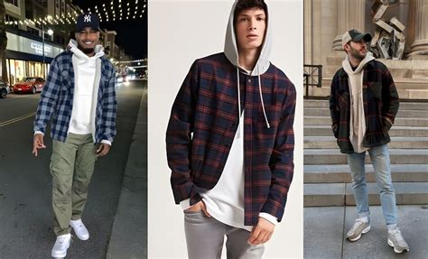 Top 7 Flannel Over Hoodie Outfit Ideas For Men Style Guide