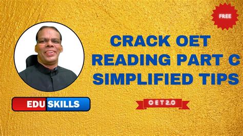 Edu Skills Crack OET Reading Part C Easy Tips For Success YouTube