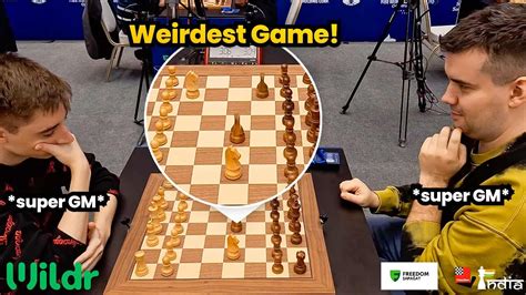 Weirdest Game By Two Super Gms Dubov Vs Nepo World Blitz Youtube