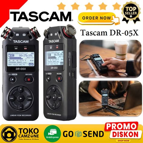 Jual Tascam Dr X Stereo Handheld Digital Audio Recorder Garansi