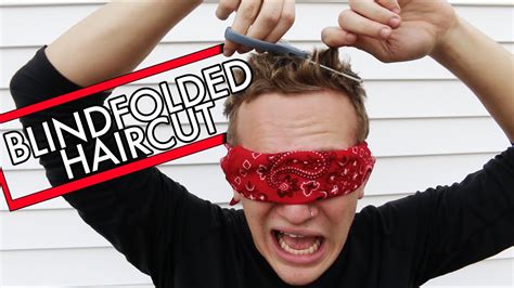 Cutting My Hair While Blindfolded Youtube