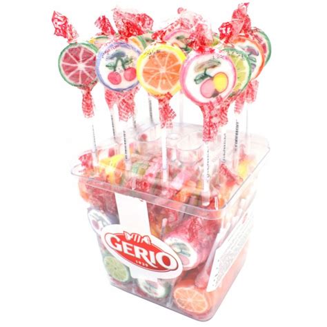 Comprar Piruletas Gerio Rock Frutas100u Online