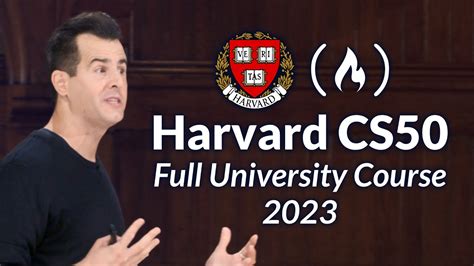 Harvard CS50 2023 Full Computer Science University Course